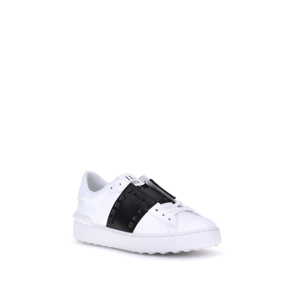 Weiße Low-Top-Sneaker aus Kalbsleder Bos Taurus
