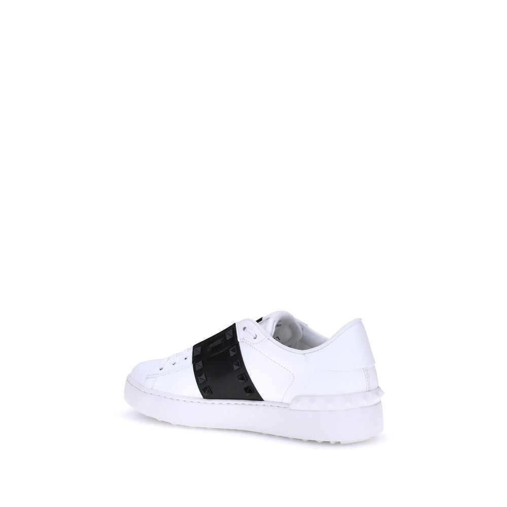 Weiße Low-Top-Sneaker aus Kalbsleder Bos Taurus