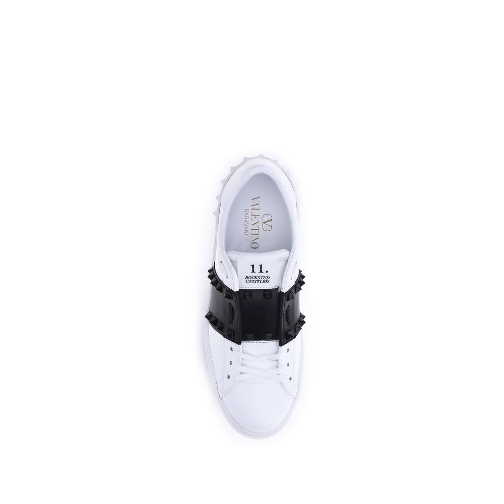 Weiße Low-Top-Sneaker aus Kalbsleder Bos Taurus