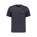 Blaues Baumwoll-T-Shirt für Herren