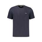 Blaues Baumwoll-T-Shirt für Herren