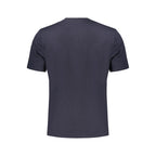 Blaues Baumwoll-T-Shirt für Herren