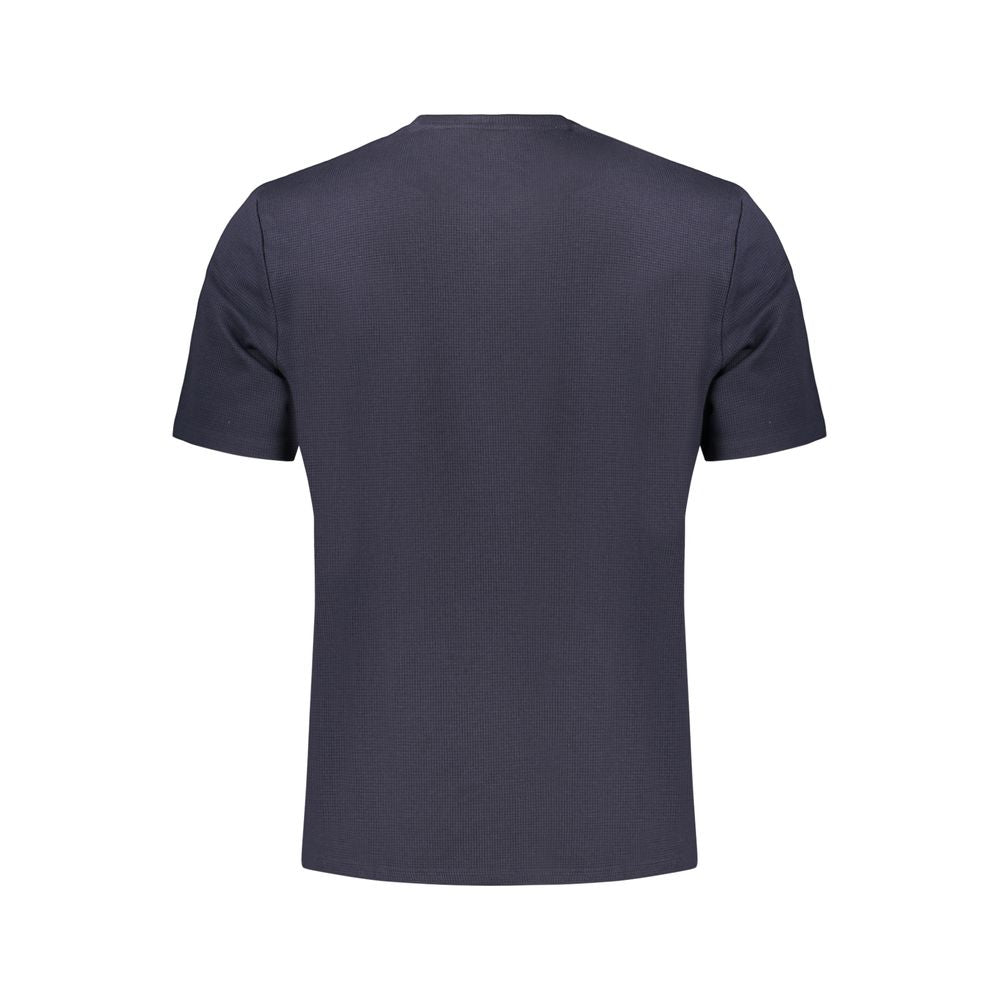 Blaues Baumwoll-T-Shirt für Herren