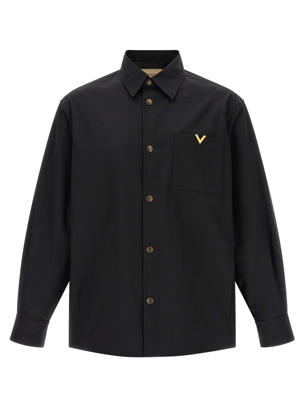 Schwarze Polyester-Jacke