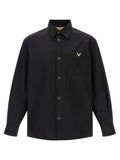 Schwarze Polyester-Jacke