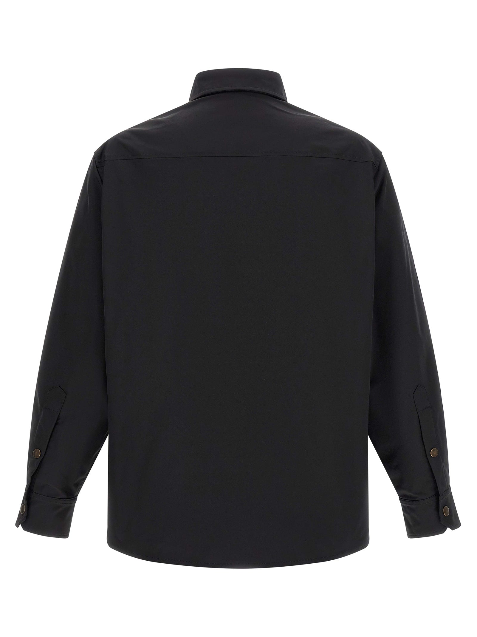 Schwarze Polyester-Jacke