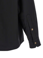 Schwarze Polyester-Jacke