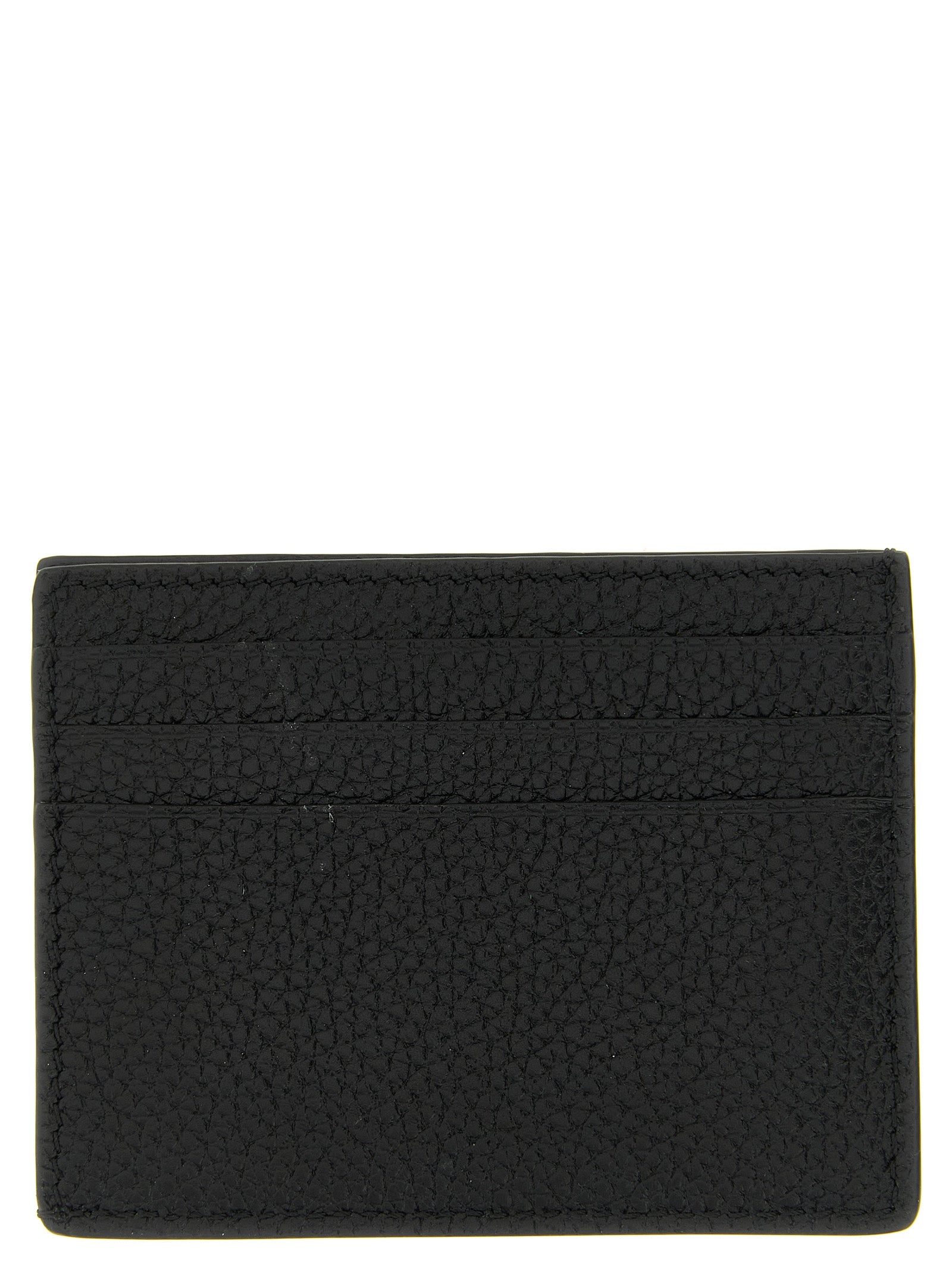 Schwarzes Kartenetui aus Leder