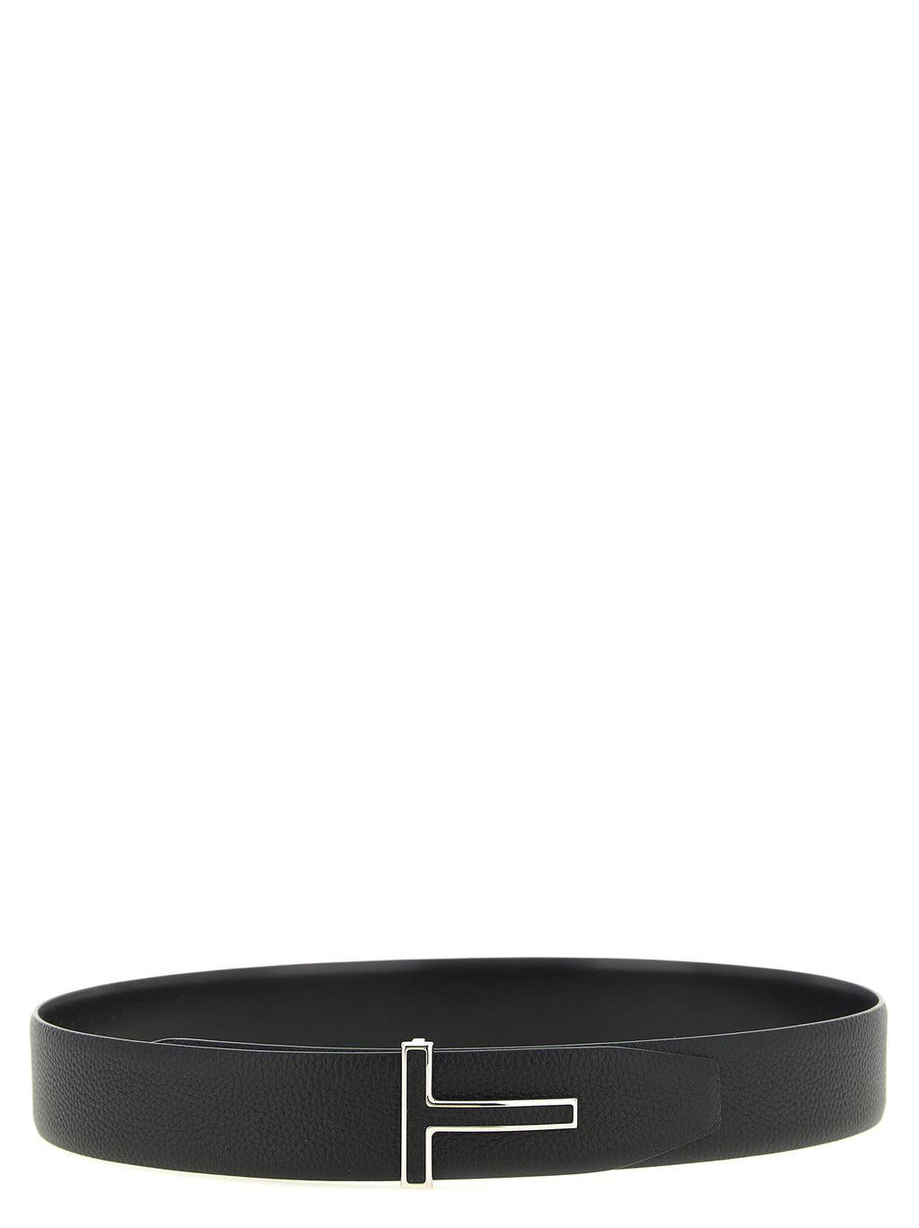 Schwarzer Gürtel aus Leder 337135