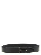 Schwarzer Gürtel aus Leder 337135