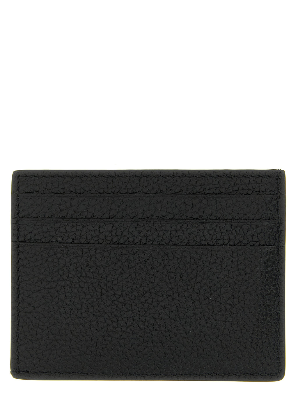 Schwarzes Kartenetui aus Leder 337138BM