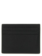 Schwarzes Kartenetui aus Leder 337138BM