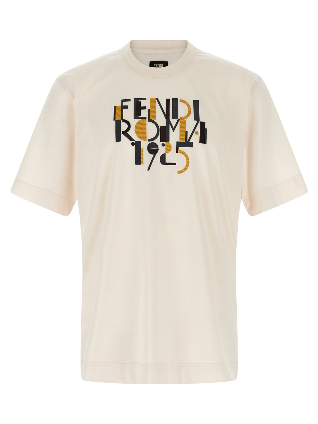 Weißes Baumwoll-T-Shirt