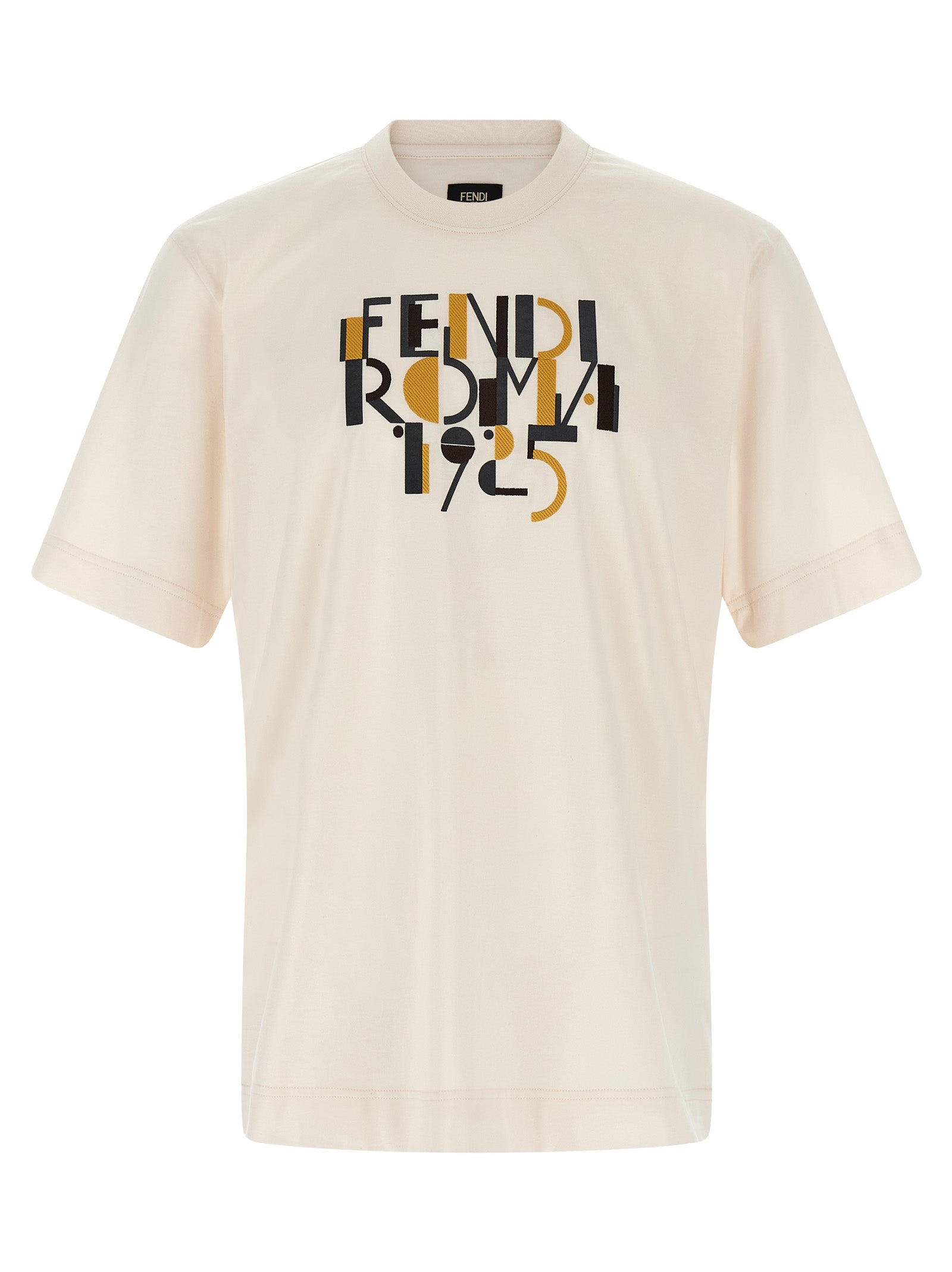 Weißes Baumwoll-T-Shirt