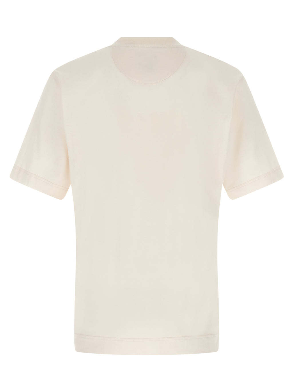 Weißes Baumwoll-T-Shirt