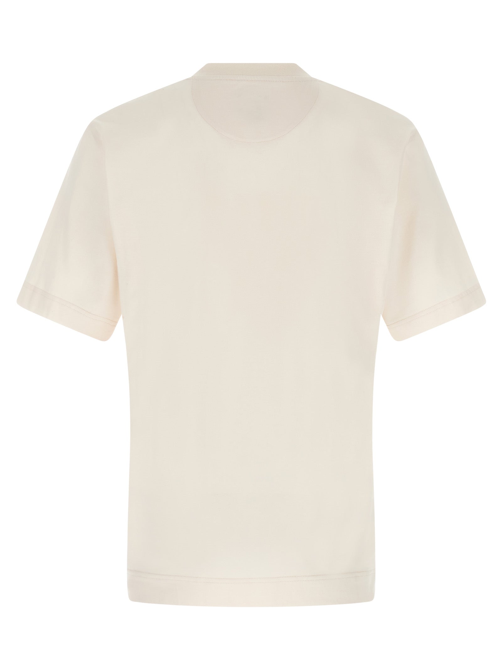 Weißes Baumwoll-T-Shirt