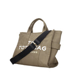 Grüne Stoffhandtasche
