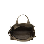 Grüne Stoffhandtasche