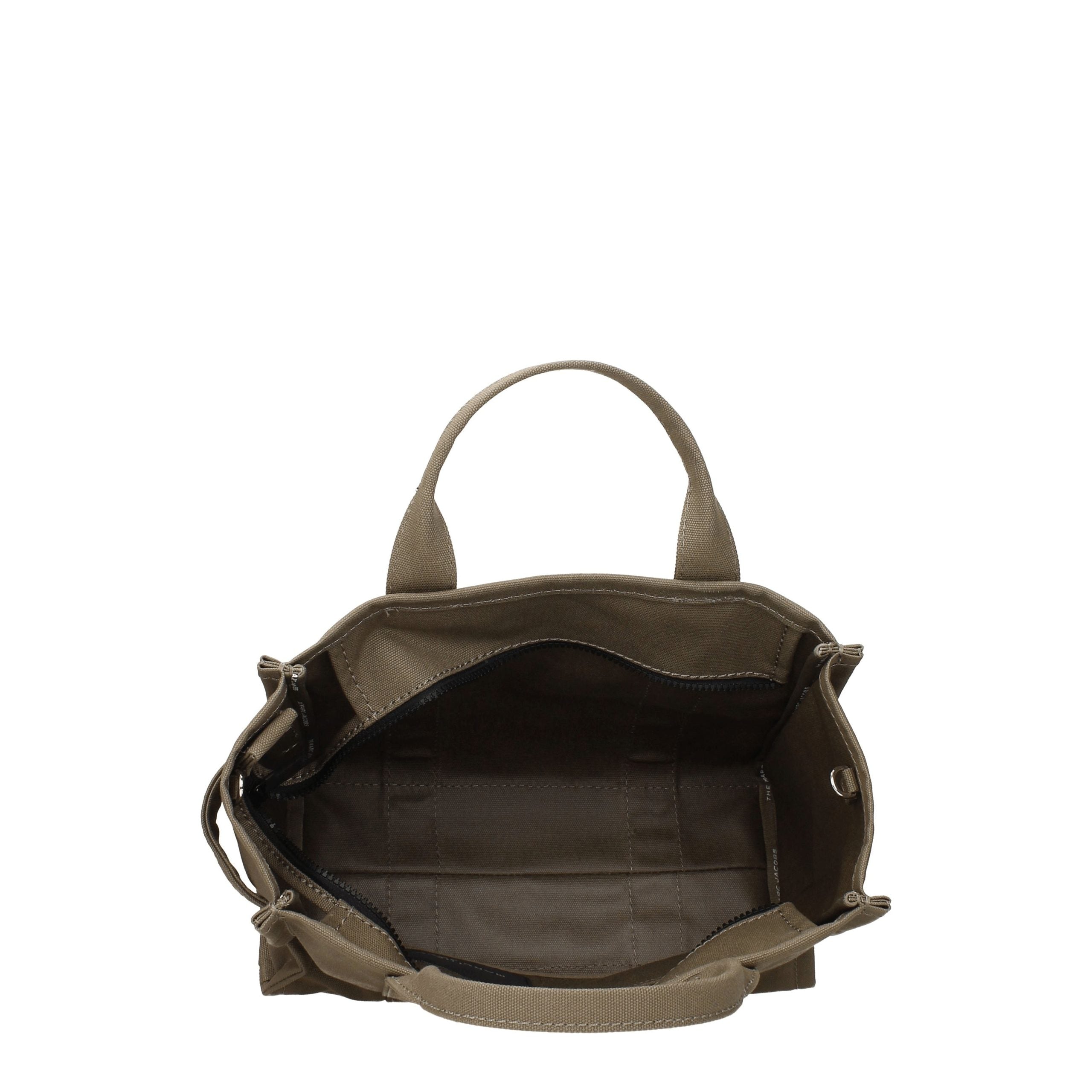 Grüne Stoffhandtasche