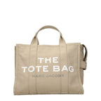 Beige Stoff-Handtasche