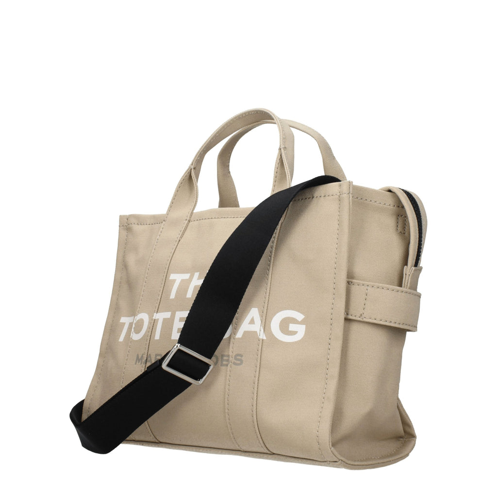 Beige Stoff-Handtasche
