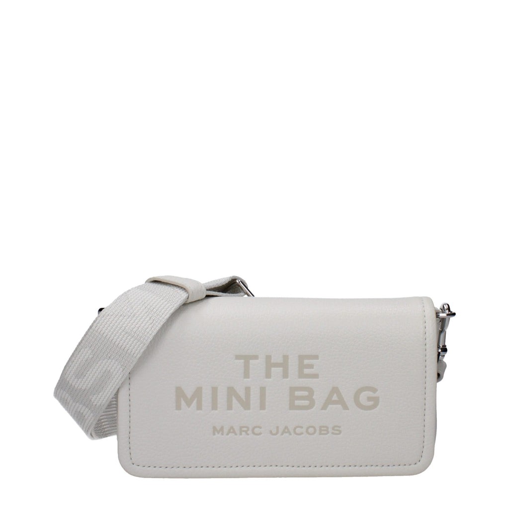 Weiße Leder Crossbody-Tasche