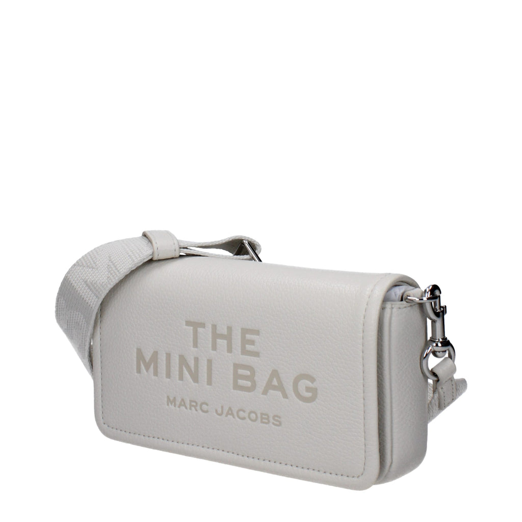 Weiße Leder Crossbody-Tasche