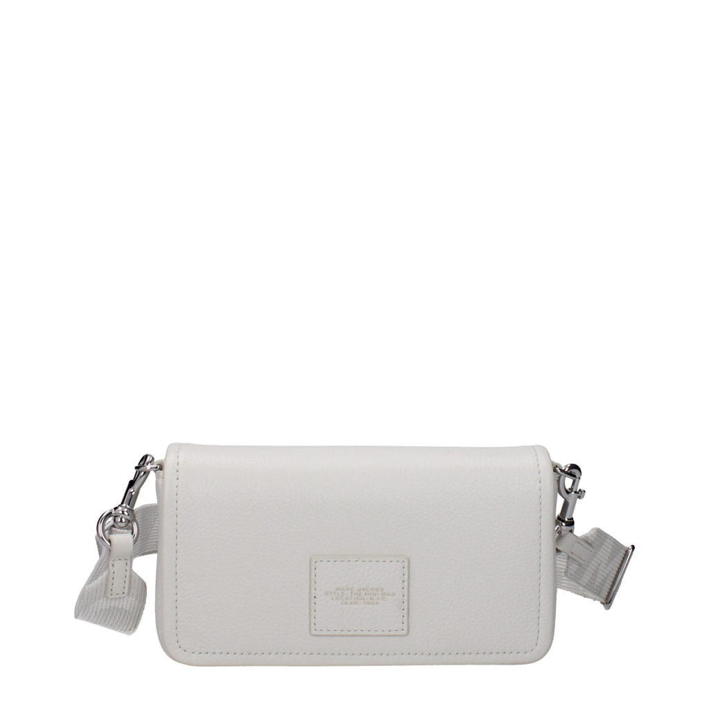 Weiße Leder Crossbody-Tasche