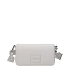 Weiße Leder Crossbody-Tasche