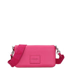 Pink Leather Crossbody Bag