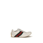 Weiße Sneaker aus Polyester im Athletic-Stil