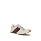 Weiße Sneaker aus Polyester im Athletic-Stil