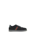 Schwarze Stoff-Sneaker