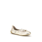 Bos Taurus Sneakers aus silbernem Kalbsleder