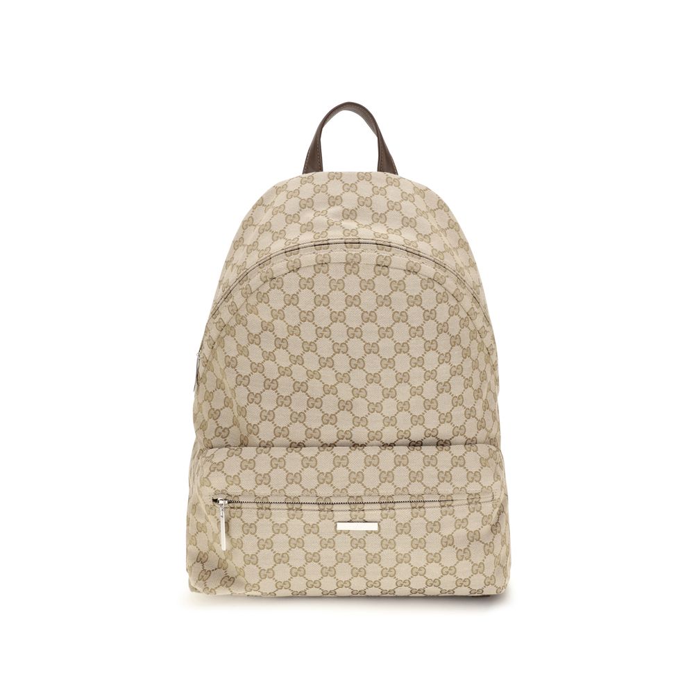 Beiger Rucksack aus Polyester