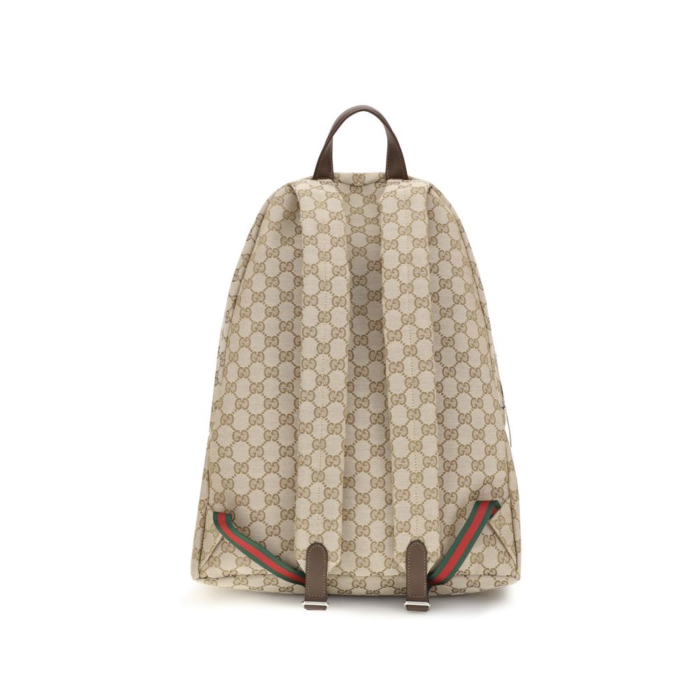 Beiger Rucksack aus Polyester