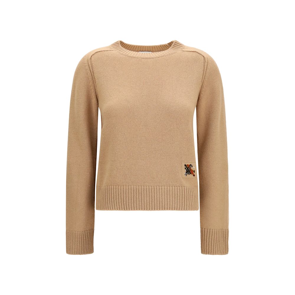 Beiger Kaschmirpullover