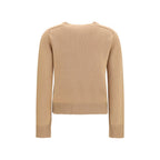 Beiger Kaschmirpullover