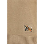 Beiger Kaschmirpullover