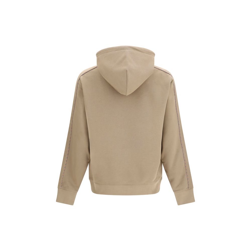 Zweifarbiger Baumwollpullover