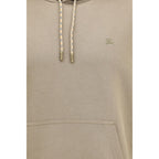 Zweifarbiger Baumwollpullover