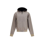 Schwarzer Bomber aus Polyester