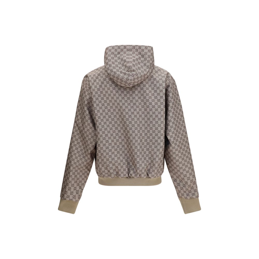 Schwarzer Bomber aus Polyester