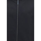 Schwarzer Bomber aus Polyester