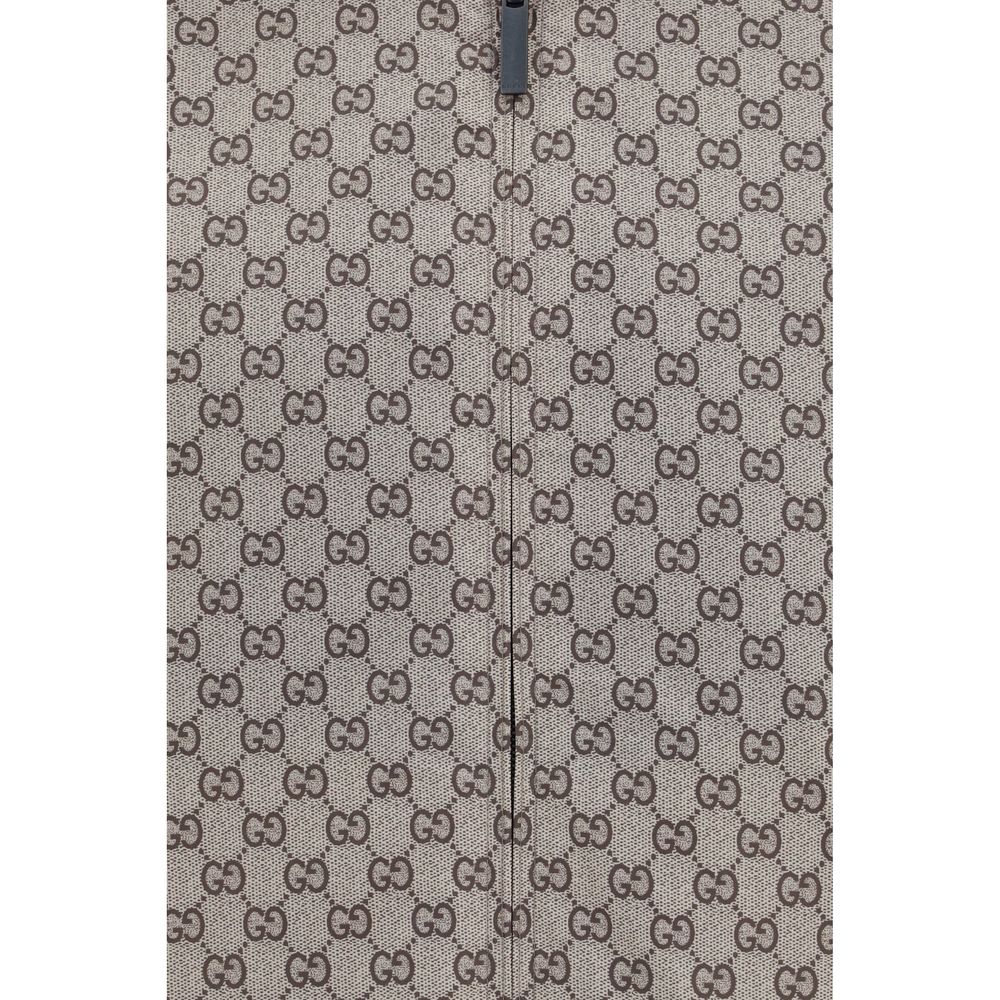 Schwarzer Bomber aus Polyester