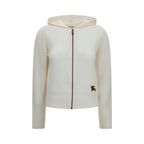 Beige Woll-Kapuzenpullover Aries