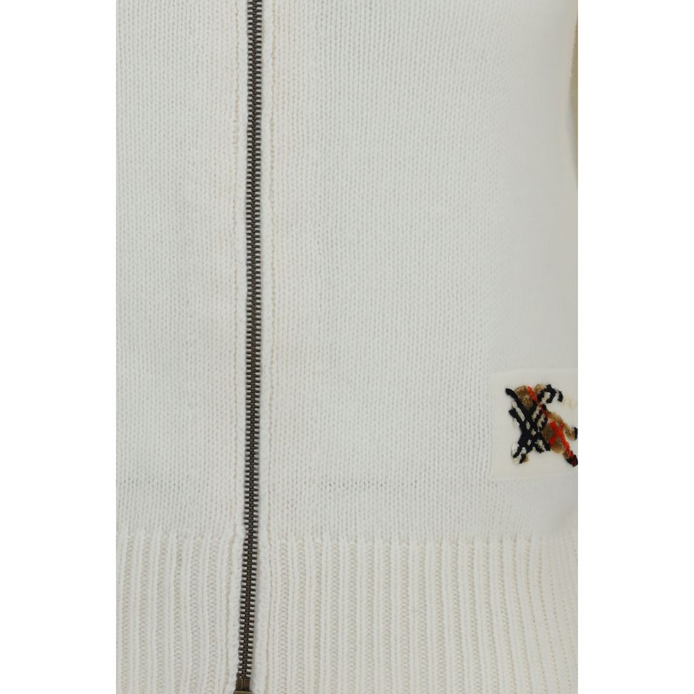 Beige Woll-Kapuzenpullover Aries