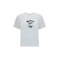 Weißes Baumwoll-T-Shirt