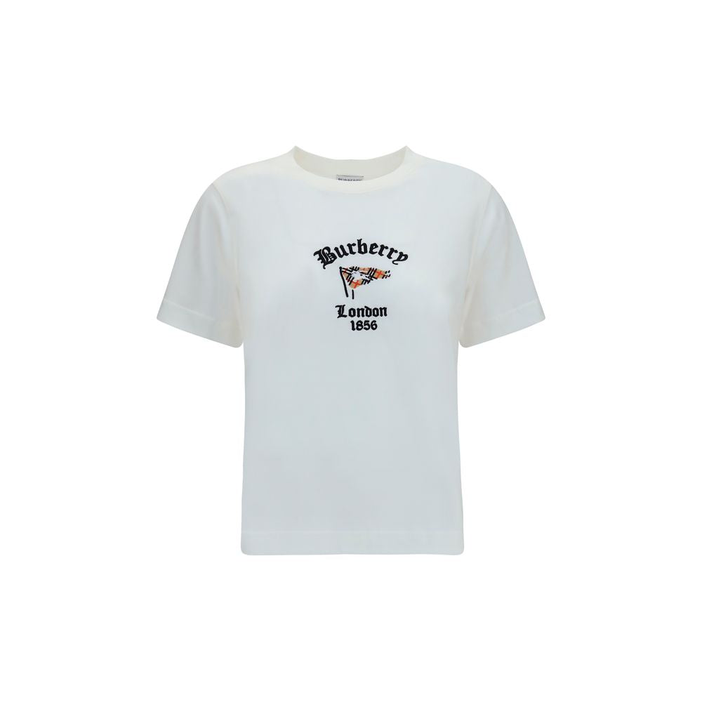 Weißes Baumwoll-T-Shirt