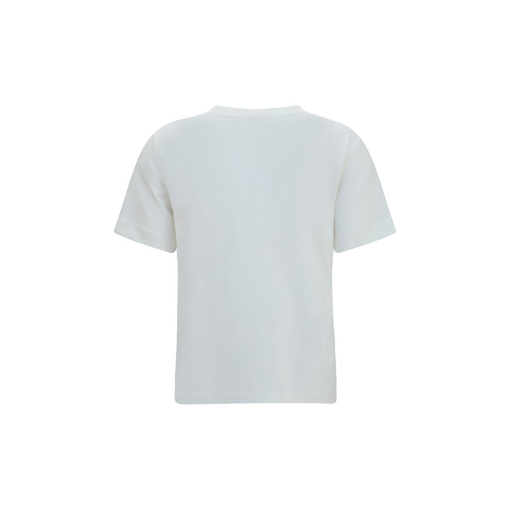 Weißes Baumwoll-T-Shirt